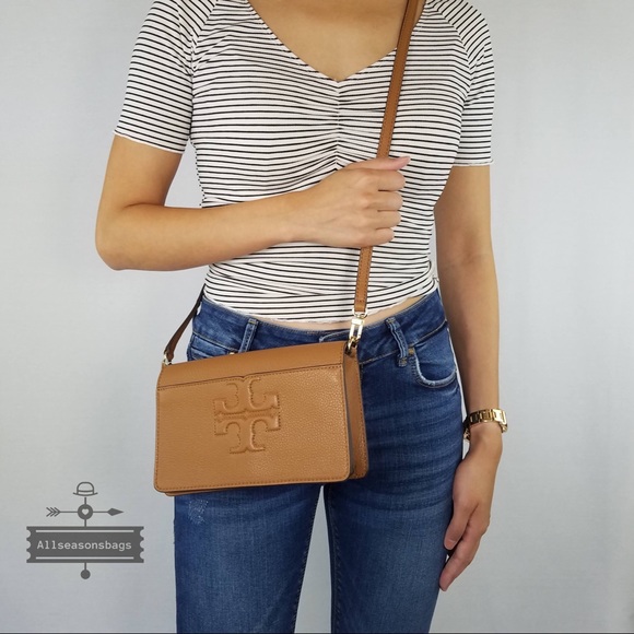 Tory Burch T Bombe small crossbody bark Bag NWT - Picture 2 of 8